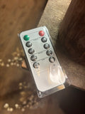 Set Of Two Battery Operated Candles - With Remote